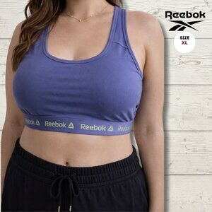 Reebok Sports Bra | Blue Grey | Size XL | Stretch Fit